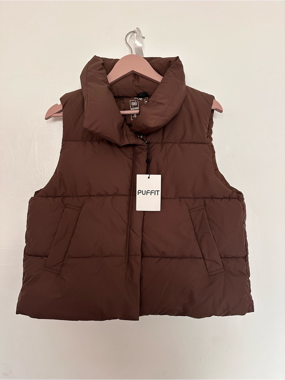 Puffit Brown Vest NWT